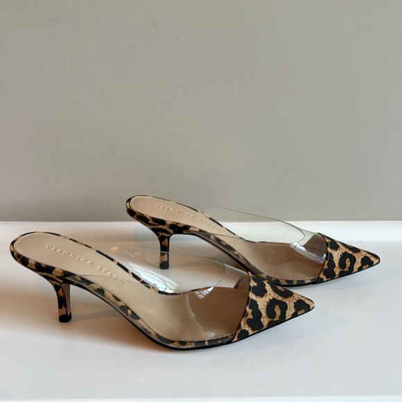 Veronica Beard Leopard Print Mules - Picture 2 of 4